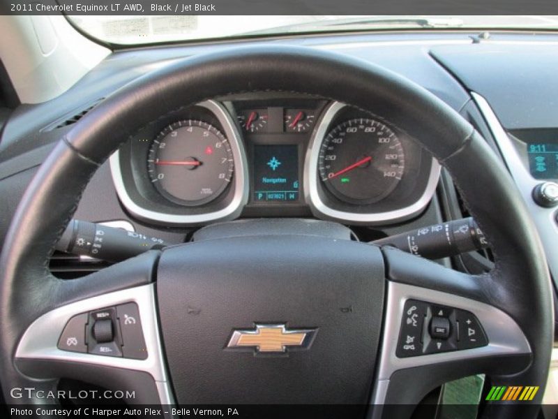 Black / Jet Black 2011 Chevrolet Equinox LT AWD