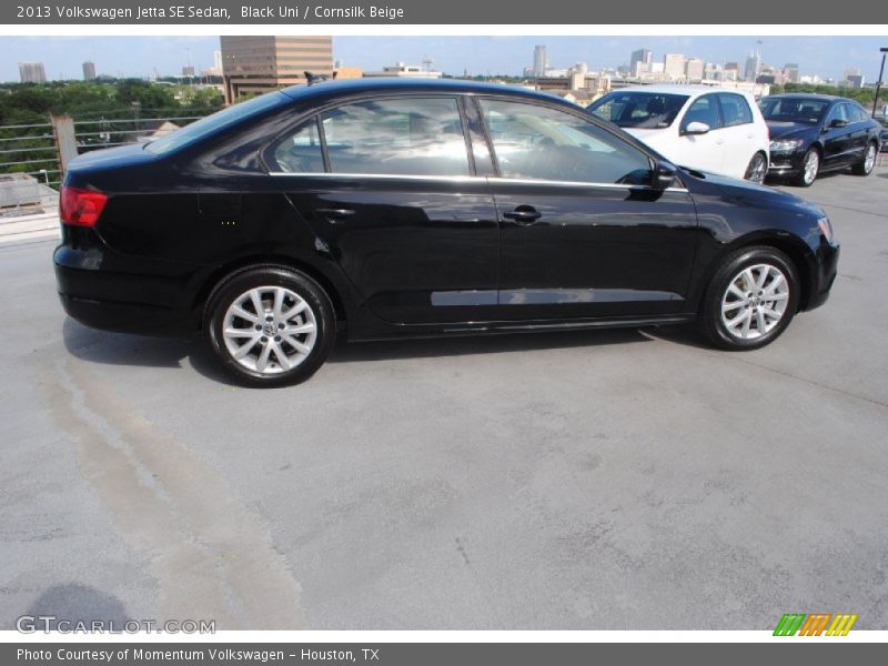 Black Uni / Cornsilk Beige 2013 Volkswagen Jetta SE Sedan