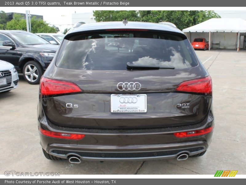 Teak Brown Metallic / Pistachio Beige 2013 Audi Q5 3.0 TFSI quattro