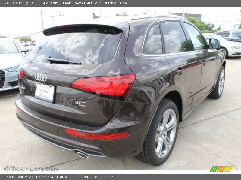 Teak Brown Metallic / Pistachio Beige 2013 Audi Q5 3.0 TFSI quattro