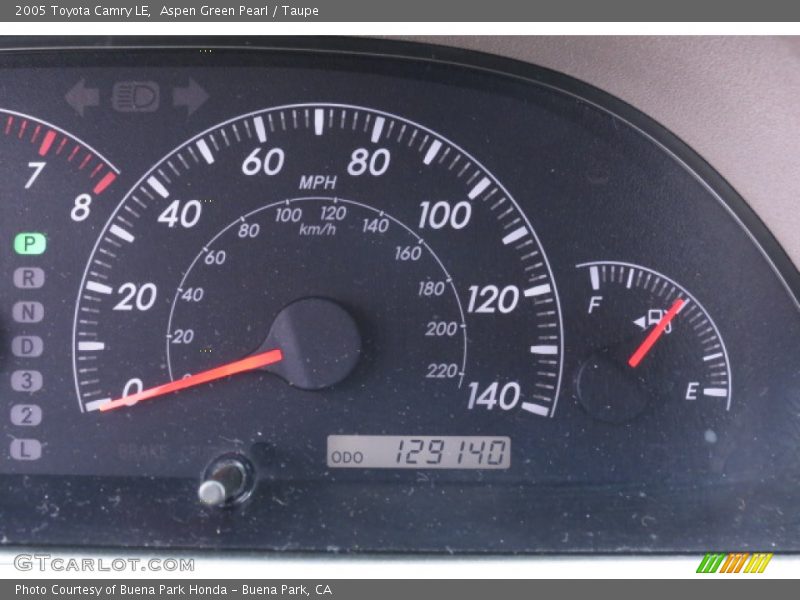 Aspen Green Pearl / Taupe 2005 Toyota Camry LE