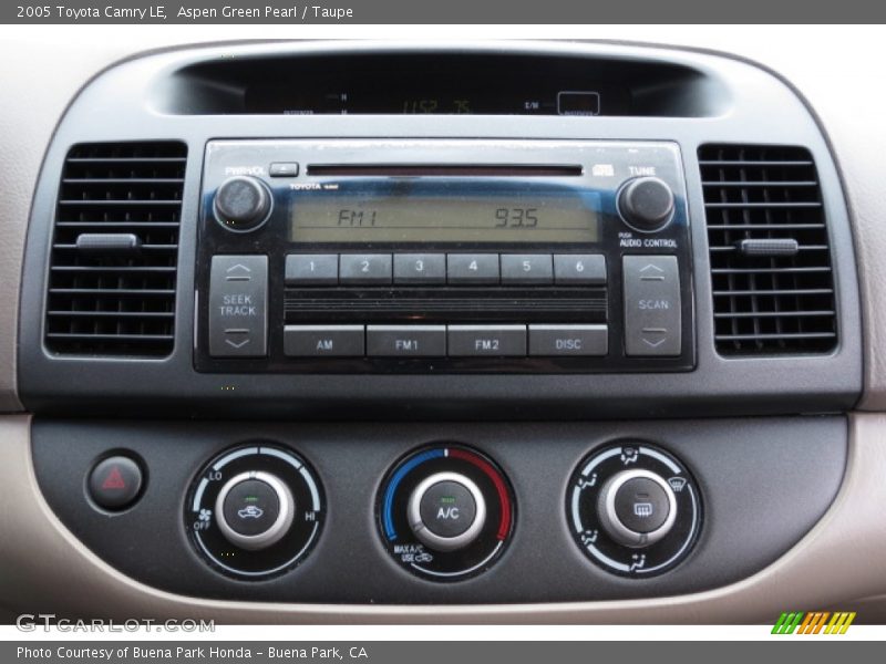 Aspen Green Pearl / Taupe 2005 Toyota Camry LE