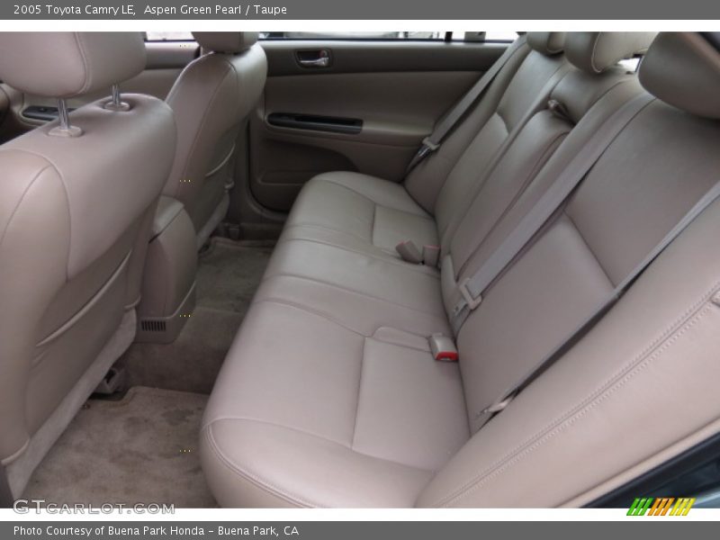 Aspen Green Pearl / Taupe 2005 Toyota Camry LE