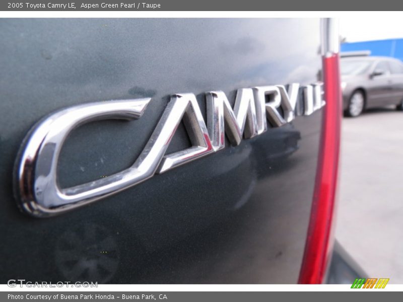 Aspen Green Pearl / Taupe 2005 Toyota Camry LE