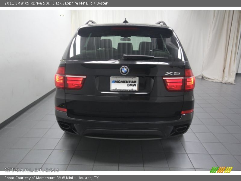 Black Sapphire Metallic / Oyster 2011 BMW X5 xDrive 50i
