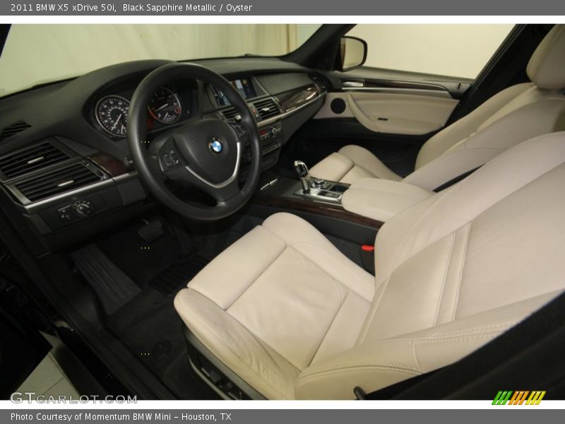 Black Sapphire Metallic / Oyster 2011 BMW X5 xDrive 50i