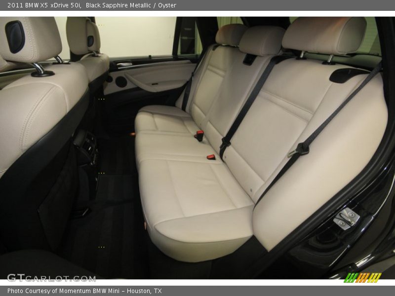 Black Sapphire Metallic / Oyster 2011 BMW X5 xDrive 50i