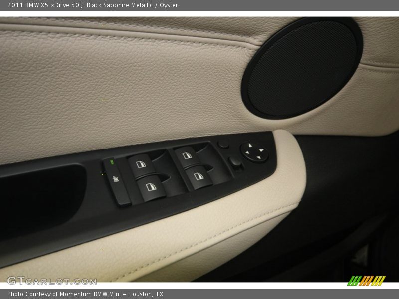 Black Sapphire Metallic / Oyster 2011 BMW X5 xDrive 50i