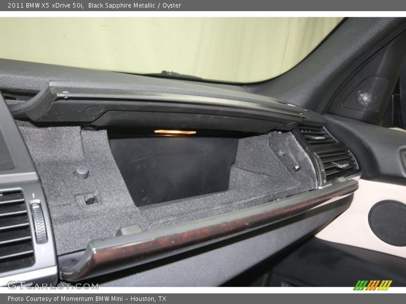 Black Sapphire Metallic / Oyster 2011 BMW X5 xDrive 50i