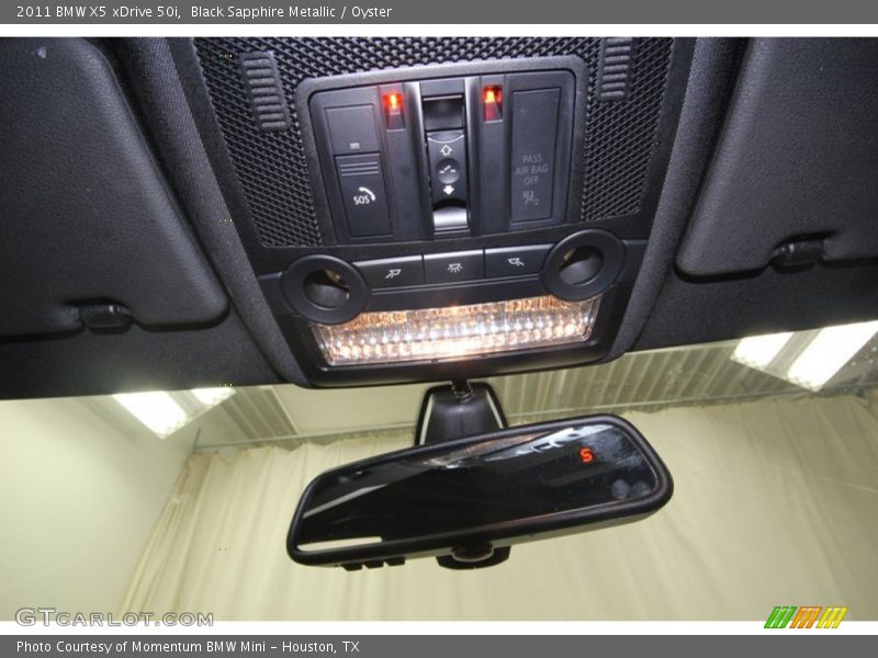 Black Sapphire Metallic / Oyster 2011 BMW X5 xDrive 50i