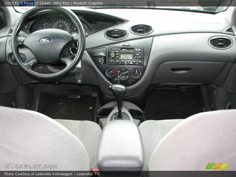 Infra Red / Medium Graphite 2002 Ford Focus LX Sedan
