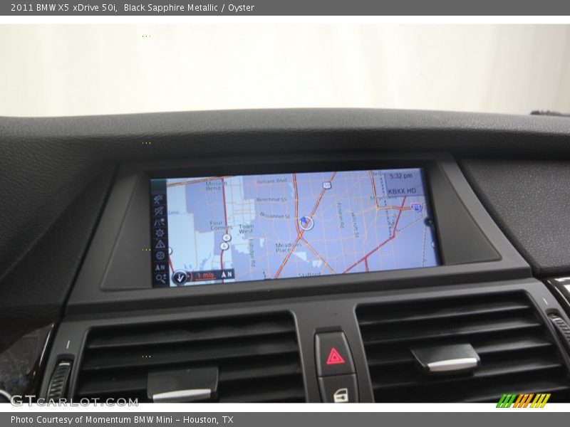 Black Sapphire Metallic / Oyster 2011 BMW X5 xDrive 50i