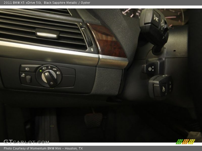 Black Sapphire Metallic / Oyster 2011 BMW X5 xDrive 50i