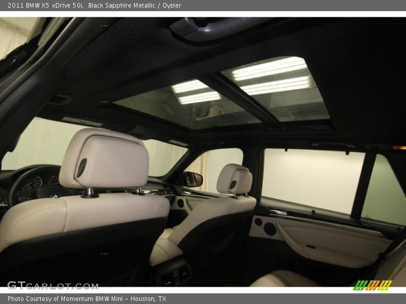 Black Sapphire Metallic / Oyster 2011 BMW X5 xDrive 50i