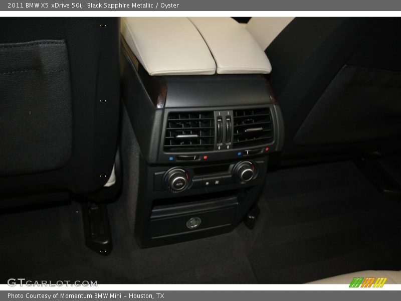Black Sapphire Metallic / Oyster 2011 BMW X5 xDrive 50i