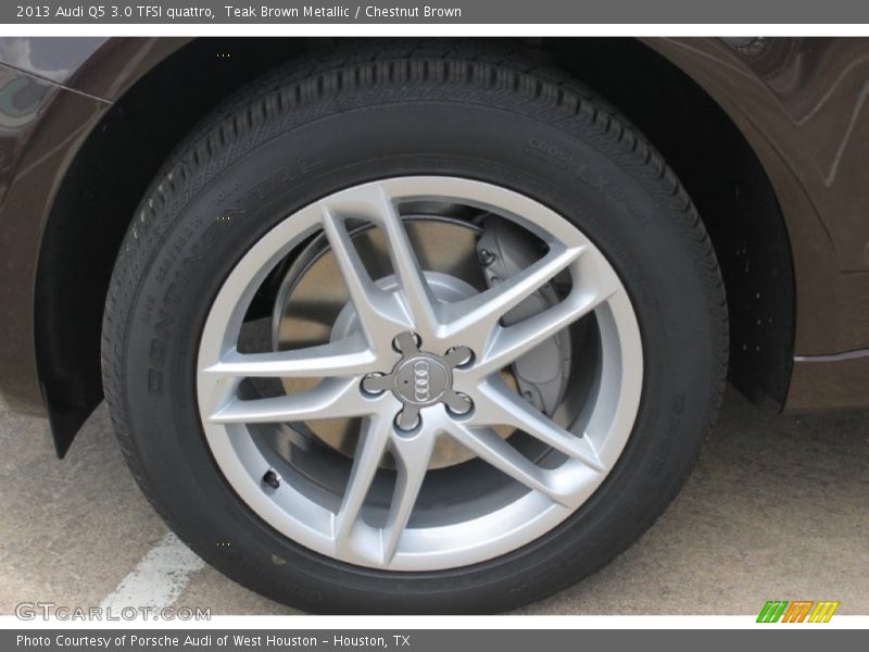 Teak Brown Metallic / Chestnut Brown 2013 Audi Q5 3.0 TFSI quattro