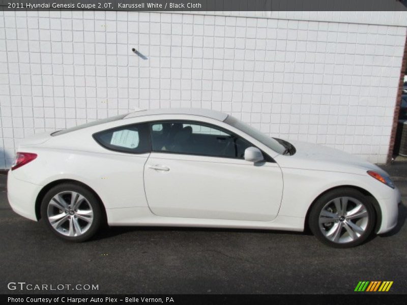Karussell White / Black Cloth 2011 Hyundai Genesis Coupe 2.0T