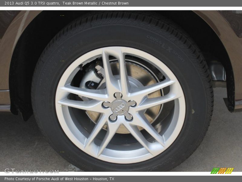 Teak Brown Metallic / Chestnut Brown 2013 Audi Q5 3.0 TFSI quattro