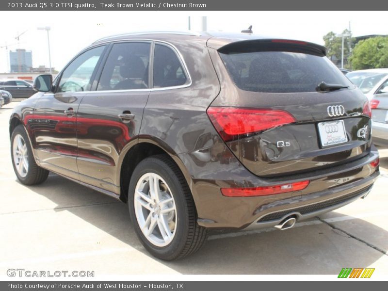 Teak Brown Metallic / Chestnut Brown 2013 Audi Q5 3.0 TFSI quattro