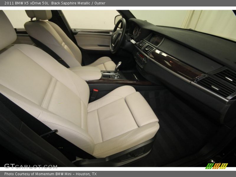 Black Sapphire Metallic / Oyster 2011 BMW X5 xDrive 50i