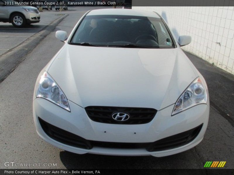 Karussell White / Black Cloth 2011 Hyundai Genesis Coupe 2.0T