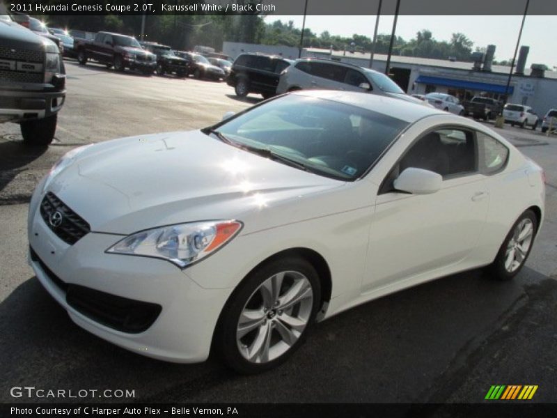 Karussell White / Black Cloth 2011 Hyundai Genesis Coupe 2.0T