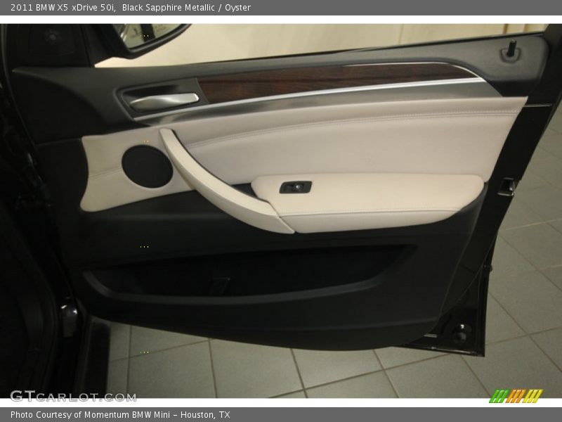 Black Sapphire Metallic / Oyster 2011 BMW X5 xDrive 50i