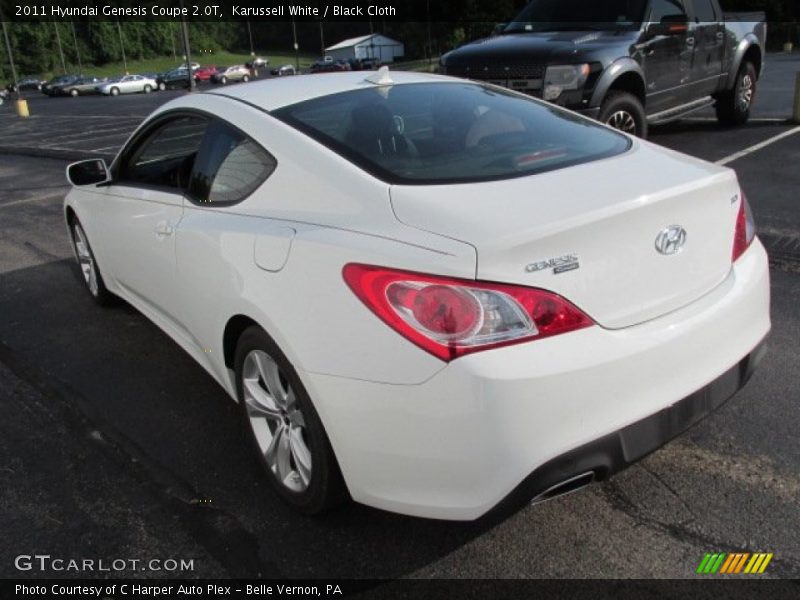 Karussell White / Black Cloth 2011 Hyundai Genesis Coupe 2.0T