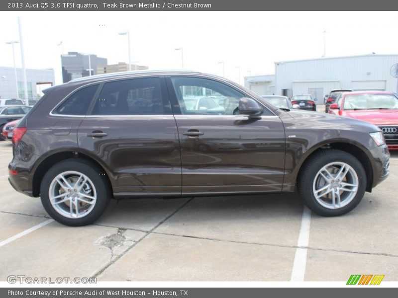 Teak Brown Metallic / Chestnut Brown 2013 Audi Q5 3.0 TFSI quattro