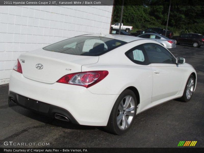Karussell White / Black Cloth 2011 Hyundai Genesis Coupe 2.0T