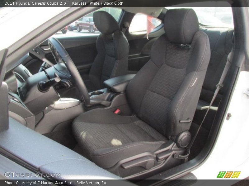 Karussell White / Black Cloth 2011 Hyundai Genesis Coupe 2.0T