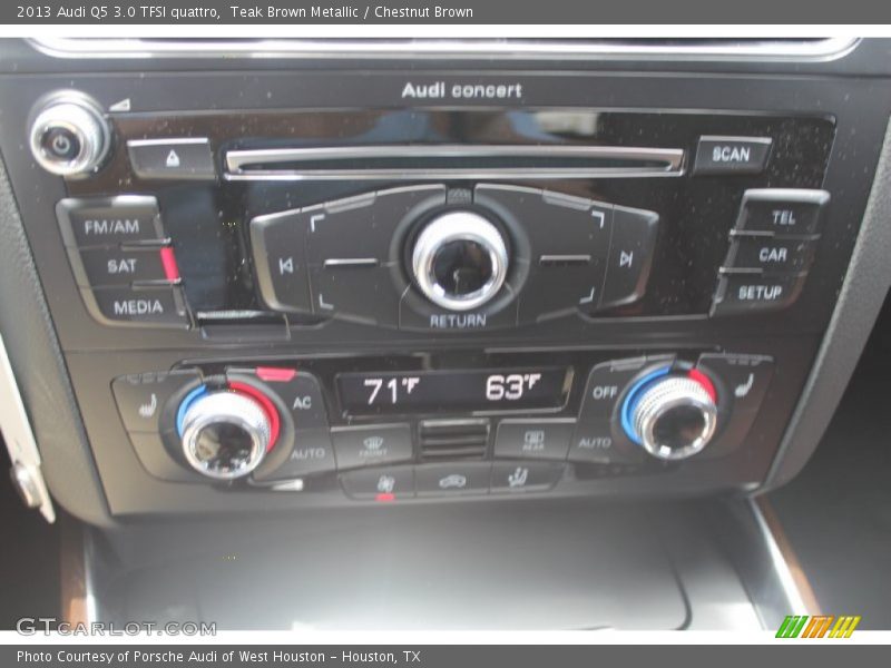 Teak Brown Metallic / Chestnut Brown 2013 Audi Q5 3.0 TFSI quattro