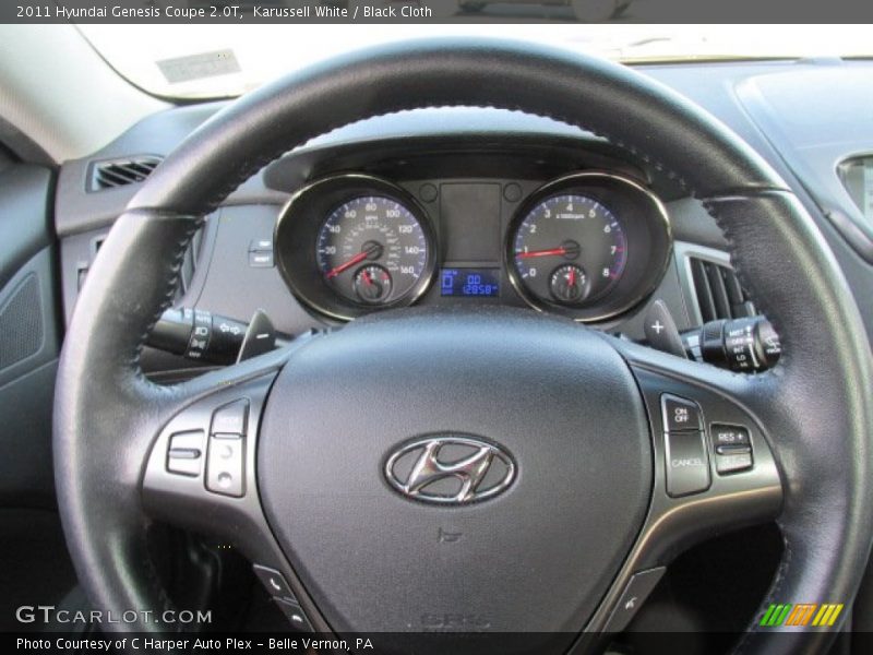 Karussell White / Black Cloth 2011 Hyundai Genesis Coupe 2.0T