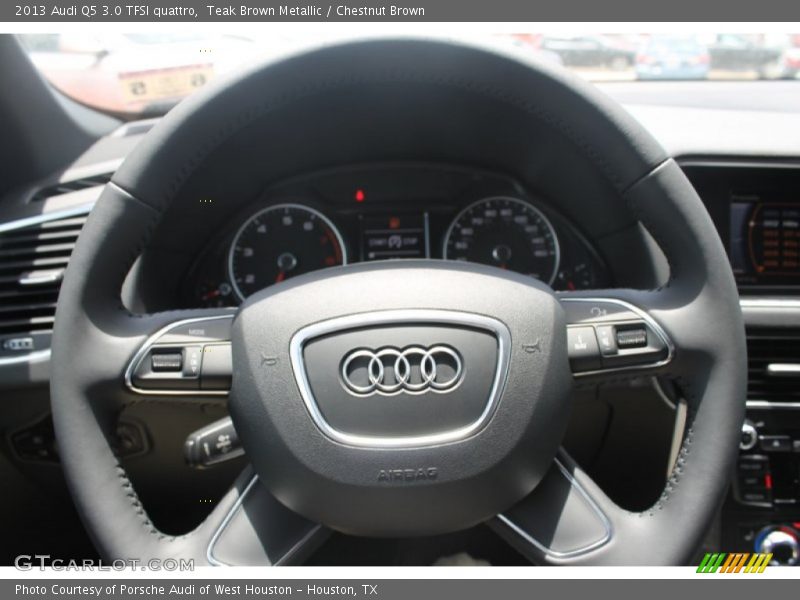 Teak Brown Metallic / Chestnut Brown 2013 Audi Q5 3.0 TFSI quattro