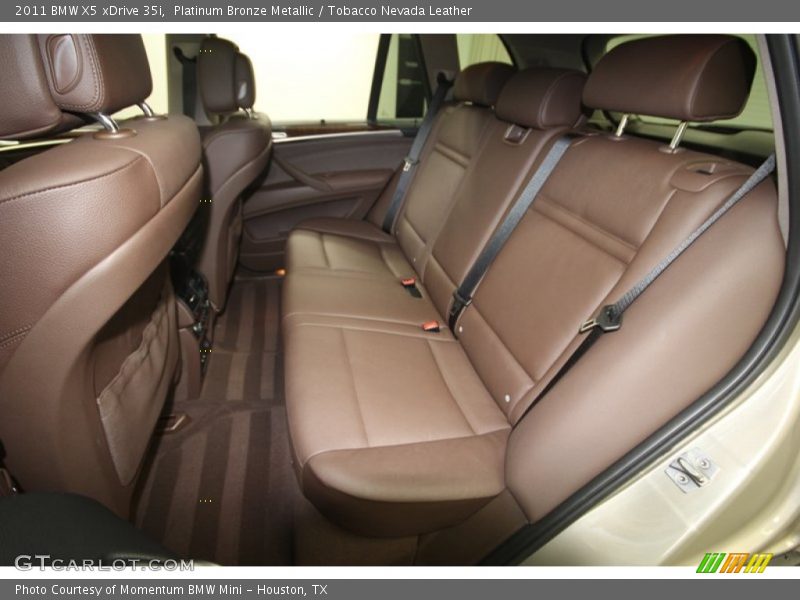 Rear Seat of 2011 X5 xDrive 35i