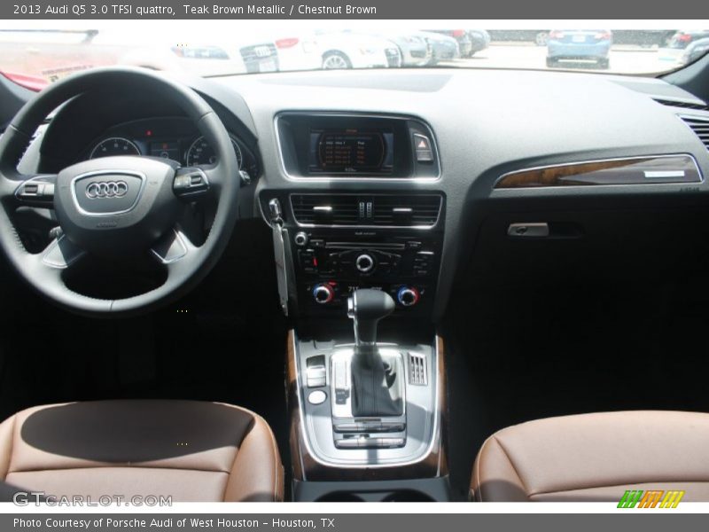 Teak Brown Metallic / Chestnut Brown 2013 Audi Q5 3.0 TFSI quattro