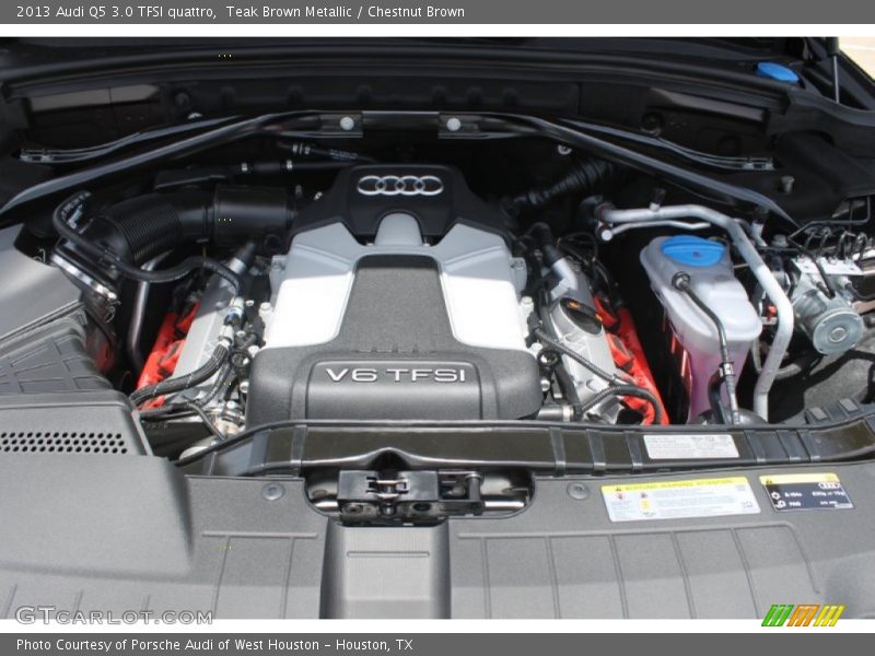 Teak Brown Metallic / Chestnut Brown 2013 Audi Q5 3.0 TFSI quattro
