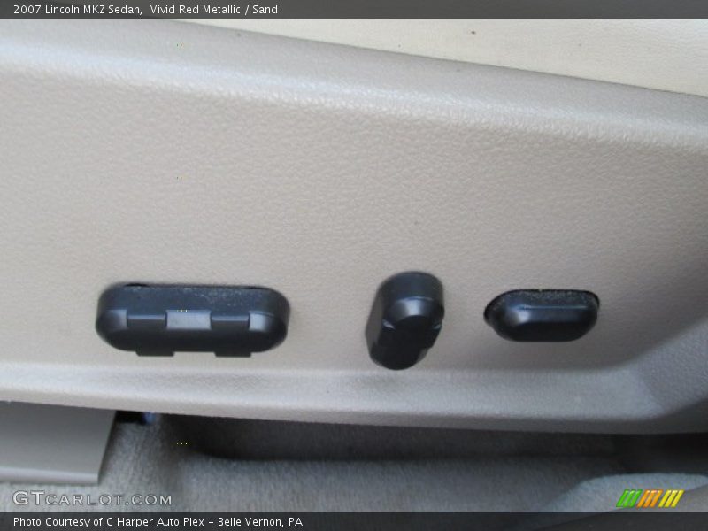 Vivid Red Metallic / Sand 2007 Lincoln MKZ Sedan