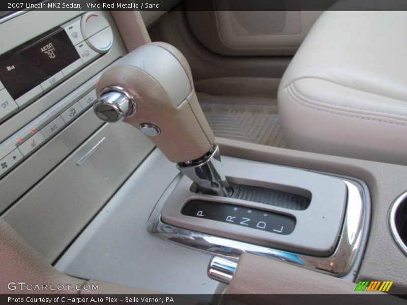 Vivid Red Metallic / Sand 2007 Lincoln MKZ Sedan