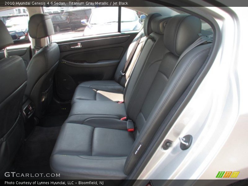 Titanium Gray Metallic / Jet Black 2010 Hyundai Genesis 4.6 Sedan
