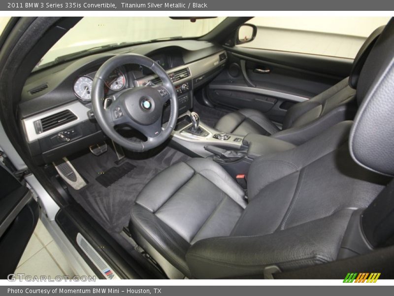 Titanium Silver Metallic / Black 2011 BMW 3 Series 335is Convertible