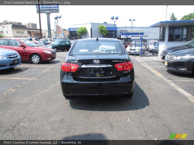 Ebony Black / Gray 2010 Hyundai Elantra GLS