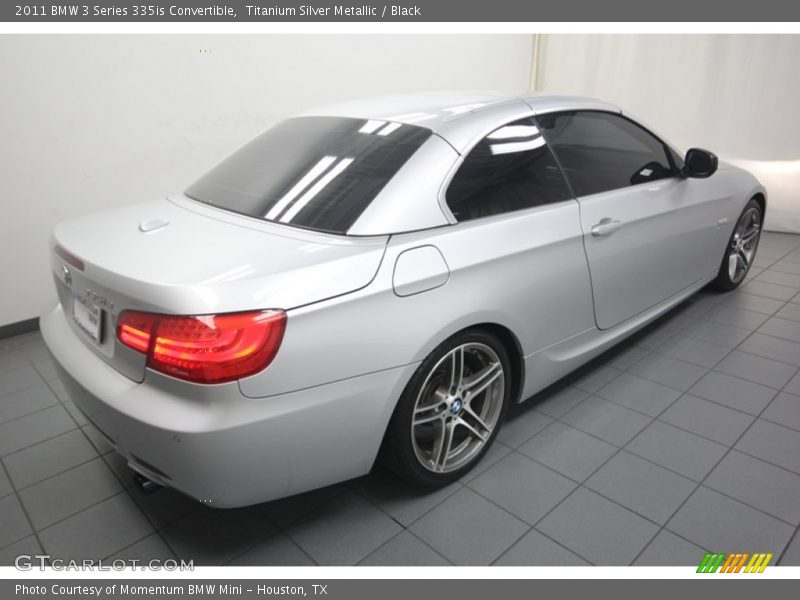 Titanium Silver Metallic / Black 2011 BMW 3 Series 335is Convertible