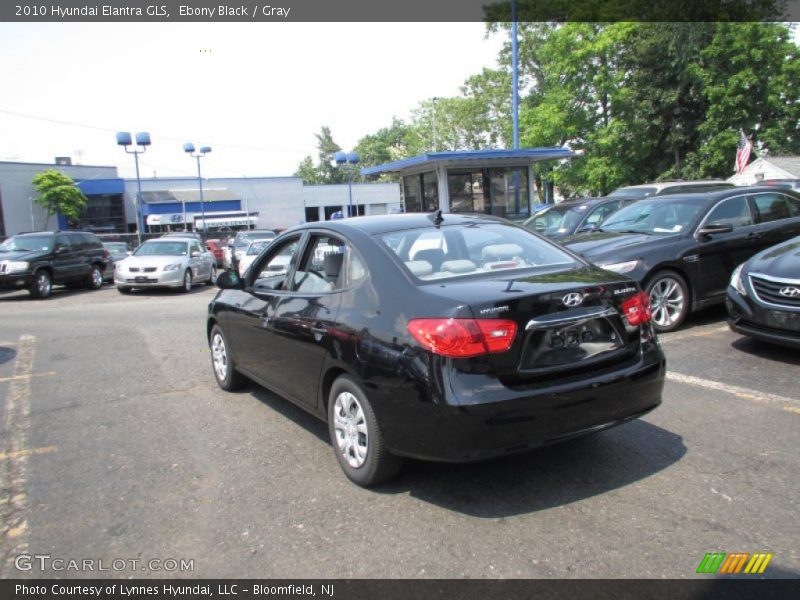 Ebony Black / Gray 2010 Hyundai Elantra GLS