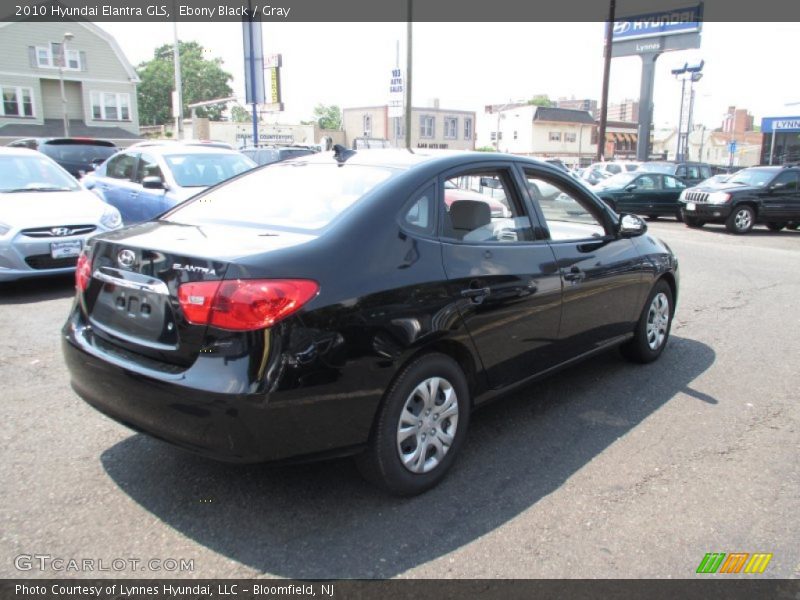 Ebony Black / Gray 2010 Hyundai Elantra GLS