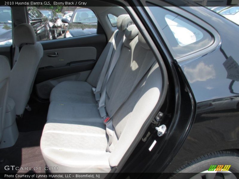 Ebony Black / Gray 2010 Hyundai Elantra GLS