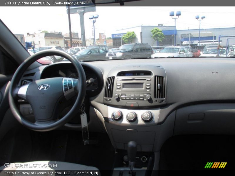 Ebony Black / Gray 2010 Hyundai Elantra GLS