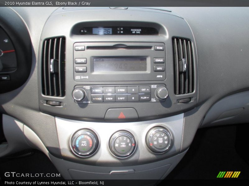 Ebony Black / Gray 2010 Hyundai Elantra GLS