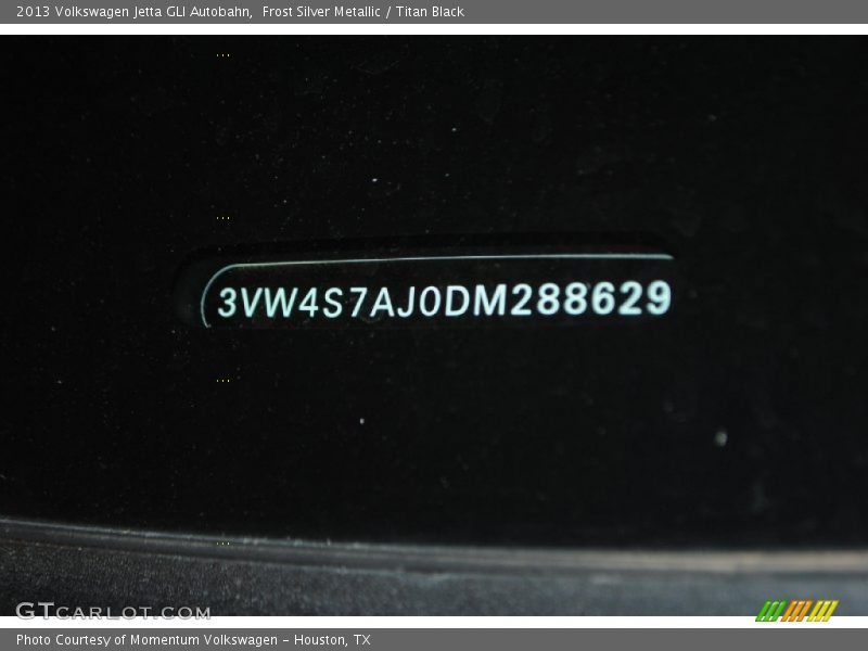 Frost Silver Metallic / Titan Black 2013 Volkswagen Jetta GLI Autobahn