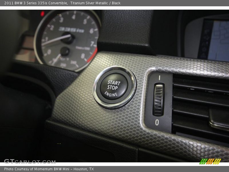 Titanium Silver Metallic / Black 2011 BMW 3 Series 335is Convertible